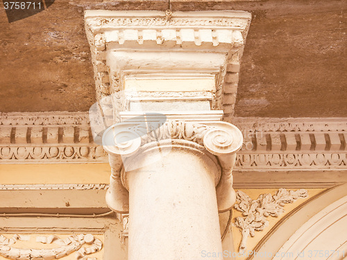 Image of  Ionic capital vintage