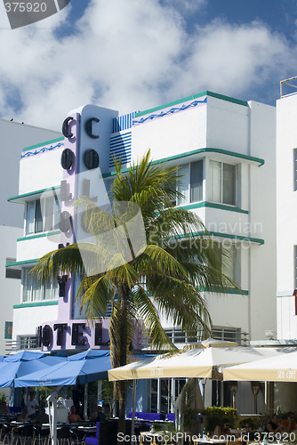 Image of art deco hotel south beach miami florida