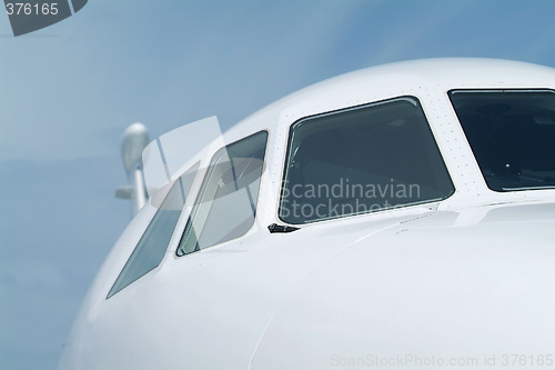 Image of Front of business-jet