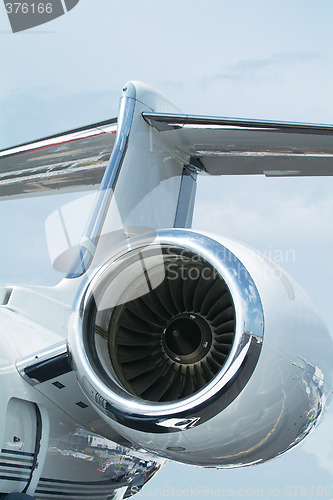 Image of Rear of business-jet