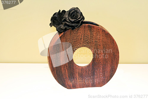 Image of Wooden vase