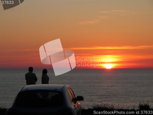 Image of date on a sunset