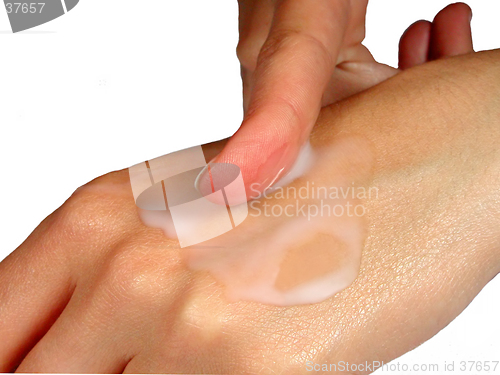 Image of Hands skin hydration