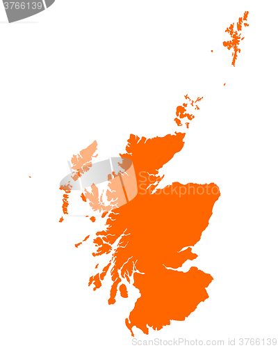 Image of Map of Scotland
