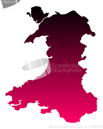 Image of Map of Wales