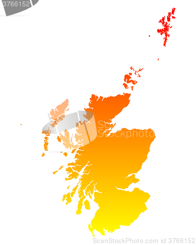Image of Map of Scotland