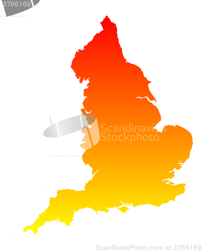 Image of Map of England