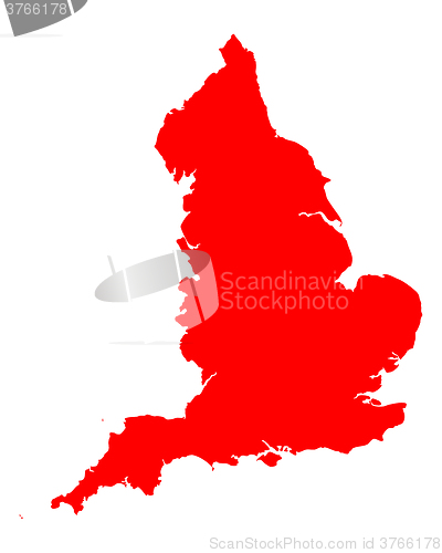 Image of Map of England