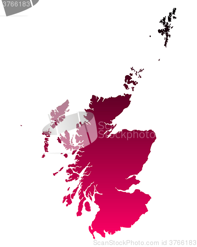 Image of Map of Scotland