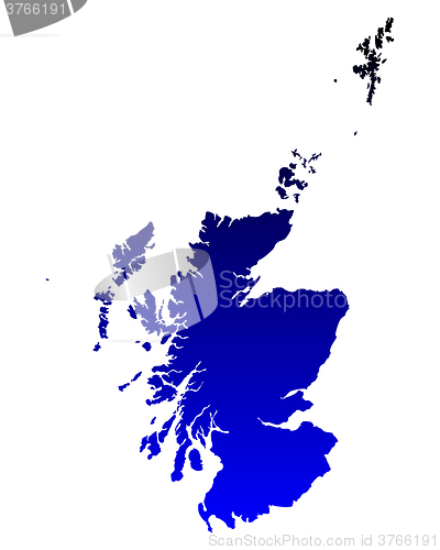 Image of Map of Scotland