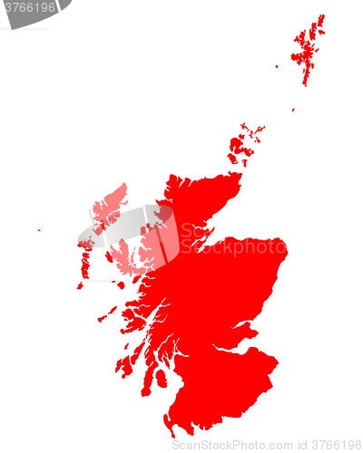 Image of Map of Scotland