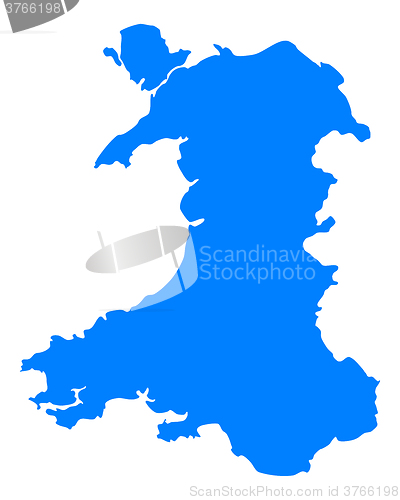 Image of Map of Wales