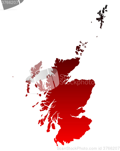 Image of Map of Scotland