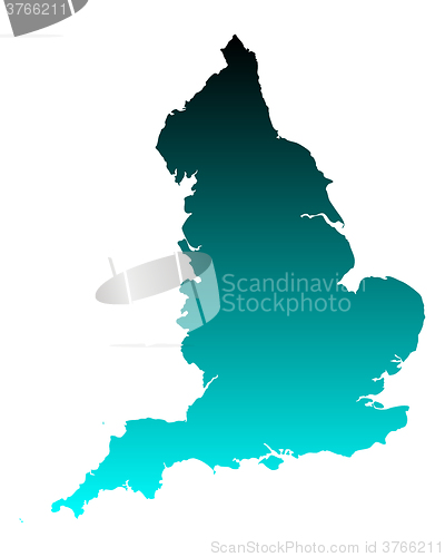 Image of Map of England