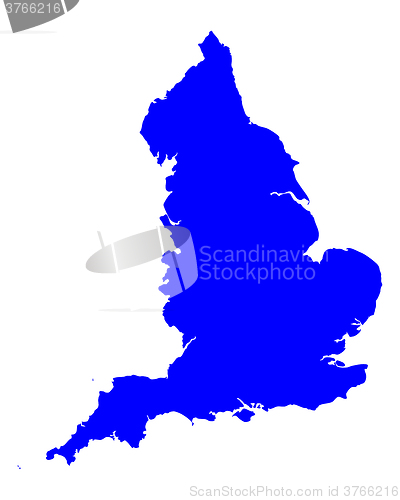 Image of Map of England