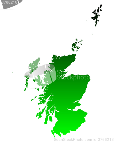 Image of Map of Scotland