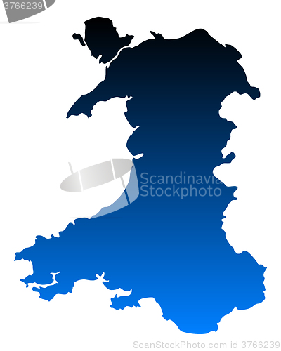 Image of Map of Wales