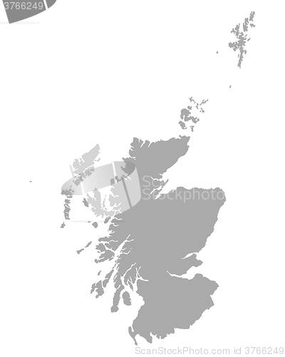 Image of Map of Scotland