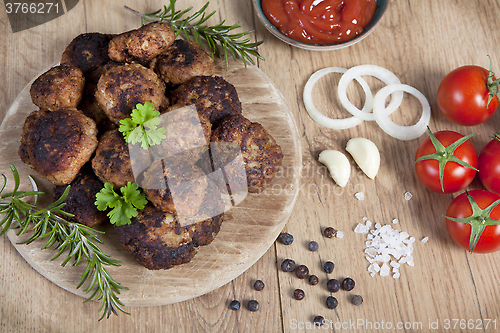 Image of decorated meat balls