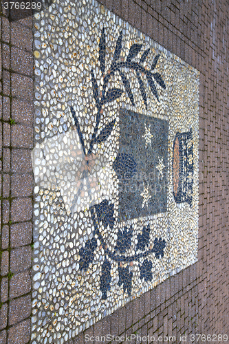 Image of milan   old   in italy  church concrete  wall  brick     stone  