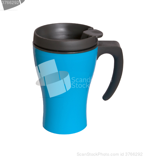 Image of Thermocup blue isolated