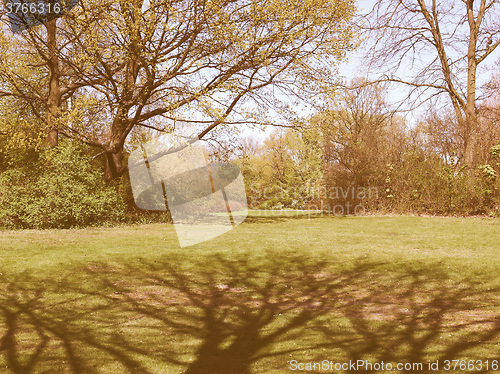 Image of Tiergarten park, Berlin vintage