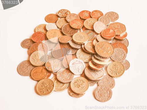 Image of  Pound coins vintage