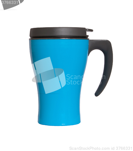 Image of Thermocup blue isolated