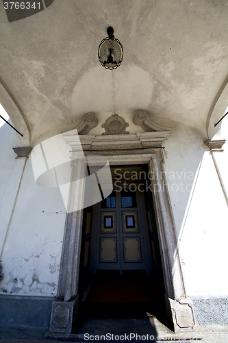 Image of europe  italy  lombardy      in  the milano  r closed brick    p