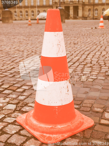 Image of  Traffic cone vintage