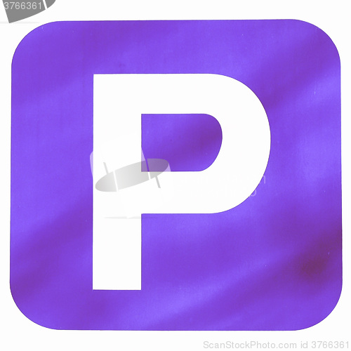 Image of  Parking sign vintage