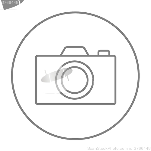 Image of Camera line icon.