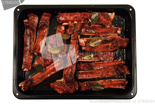 Image of smoked pig ribs 