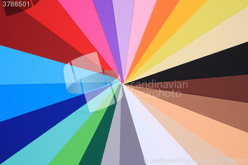 Image of color papers background