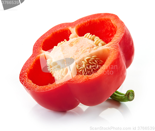 Image of half of red paprika