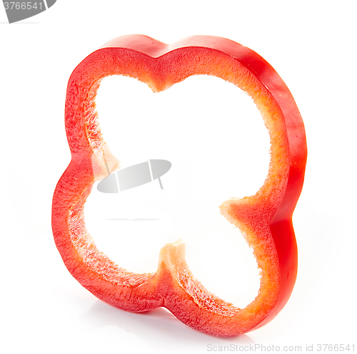Image of red paprika slice