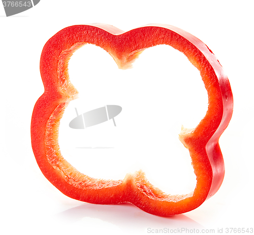 Image of red paprika slice