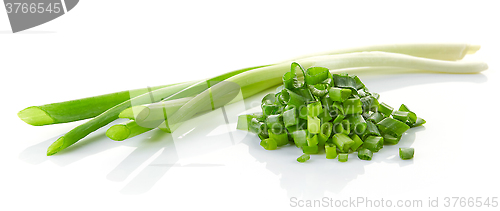 Image of chopped spring onions