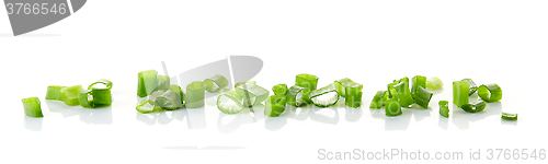 Image of chopped spring onions