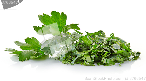 Image of chopped parsley leaves