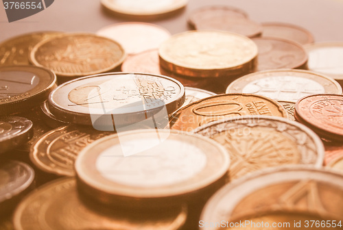 Image of  Euro coins vintage
