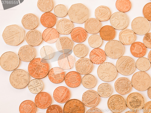 Image of  British pound coin vintage