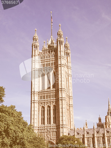 Image of Houses of Parliament vintage