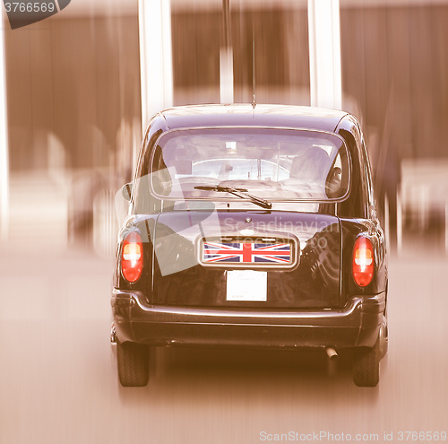 Image of  London Cab taxi car vintage