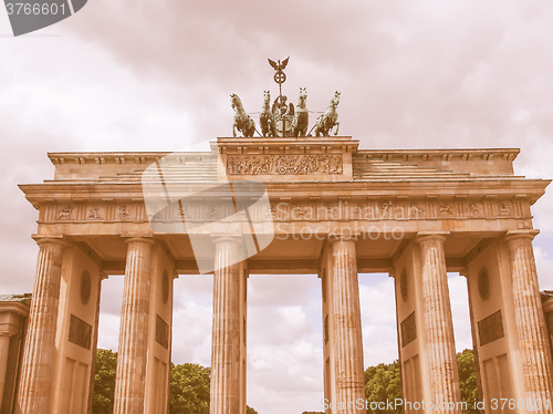 Image of Brandenburger Tor Berlin vintage