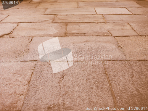 Image of Retro looking Green stone floor background