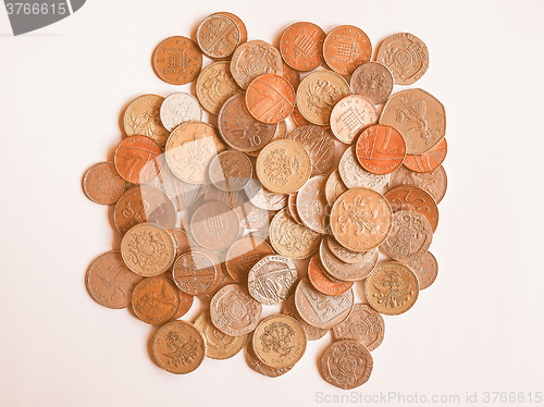 Image of  Pound coins vintage