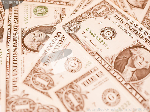 Image of  Dollar notes 1 Dollar vintage