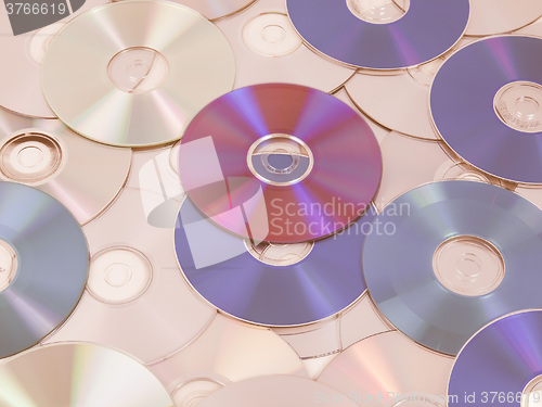 Image of  CD DVD DB Bluray disc vintage