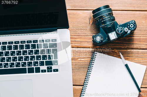 Image of Work space for photographer